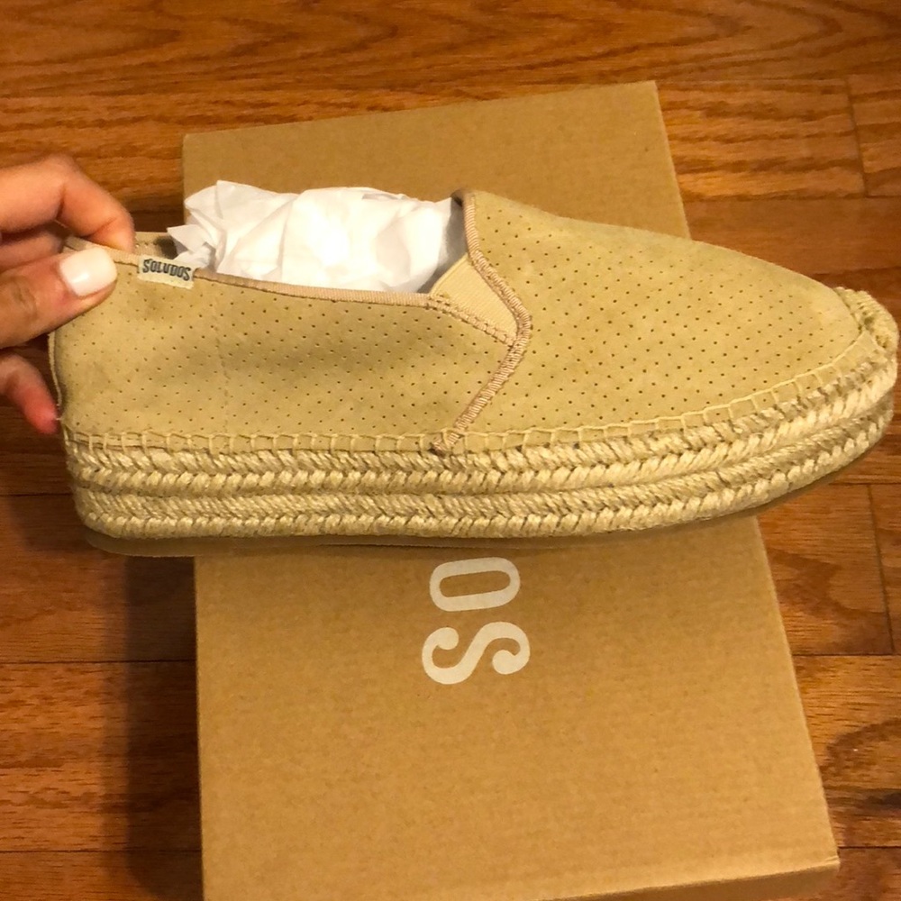Soludos platform espadrille size 8.5